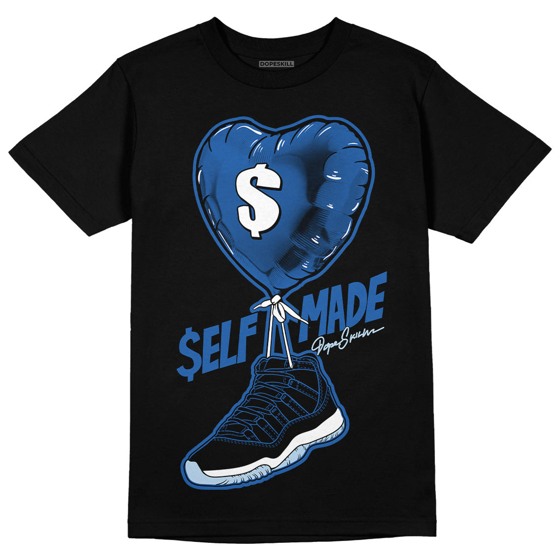 Space Jam 11s DopeSkill T-Shirt Self Made Graphic