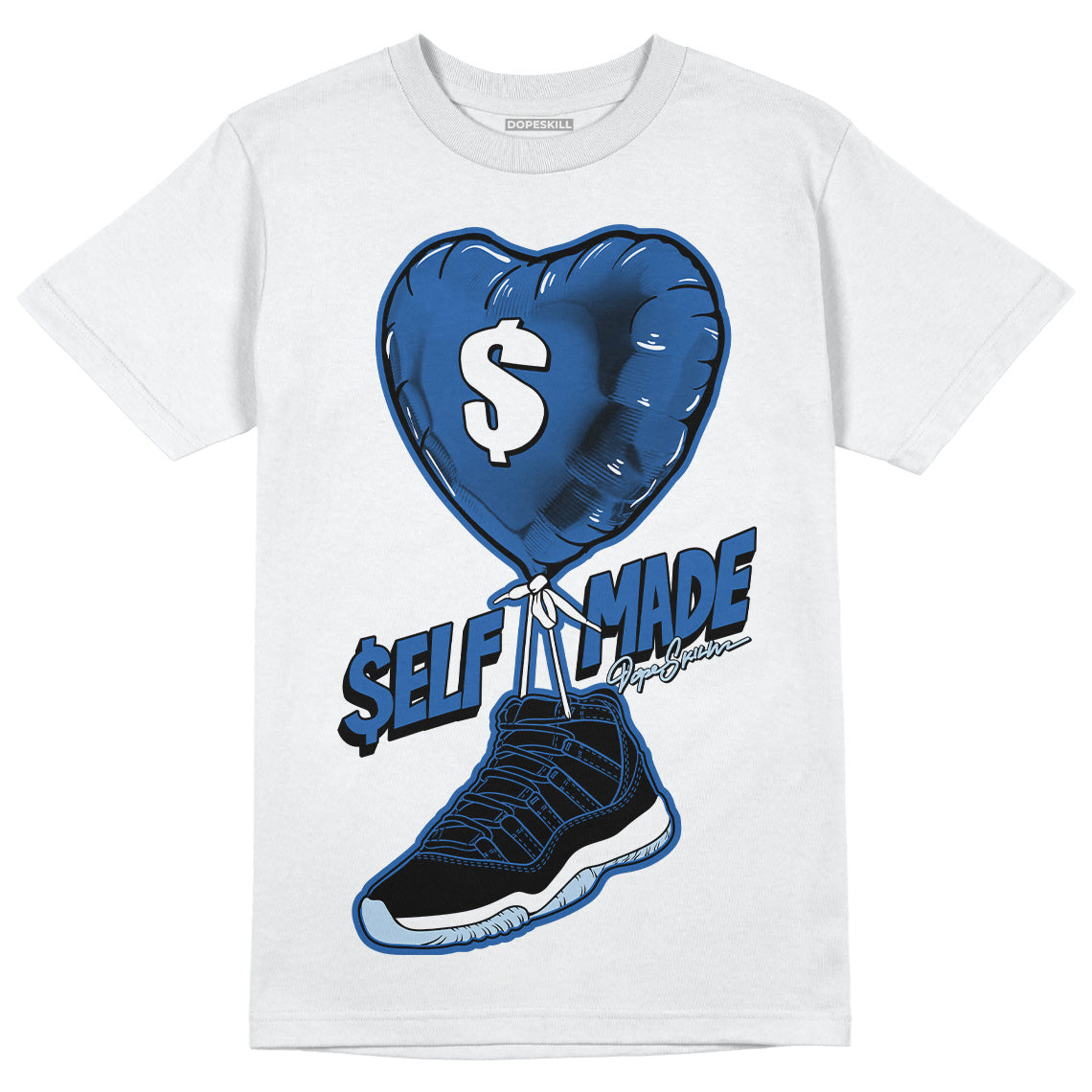 Space Jam 11s DopeSkill T-Shirt Self Made Graphic