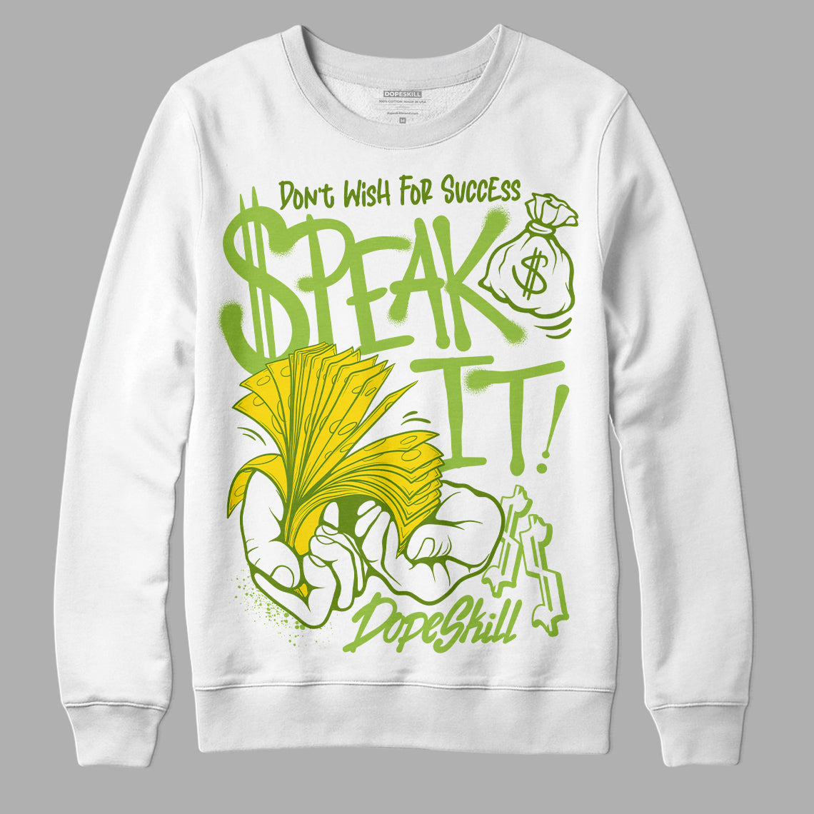 Dunk 'Chlorophyll' DopeSkill Sweatshirt Speak It Graphic