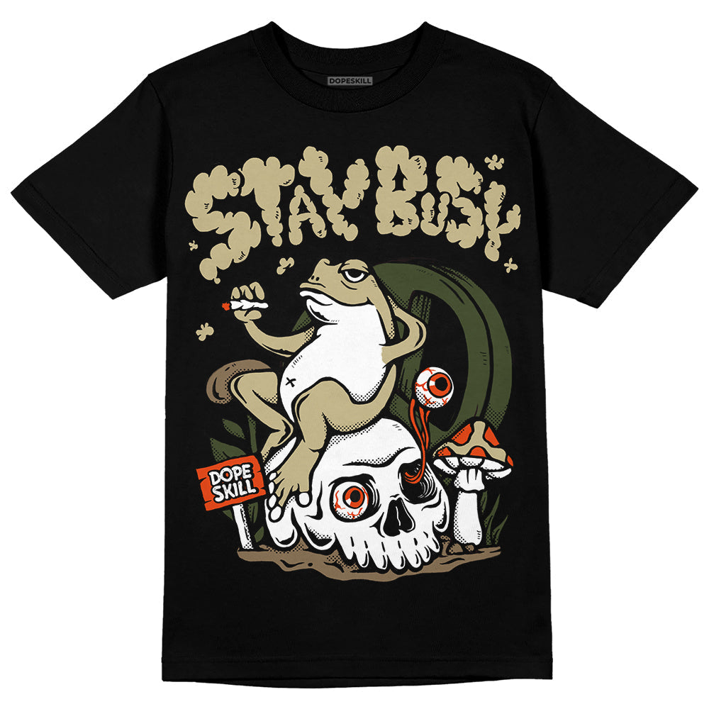 Olive Collection DopeSkill T-Shirt Stay Busy Graphic