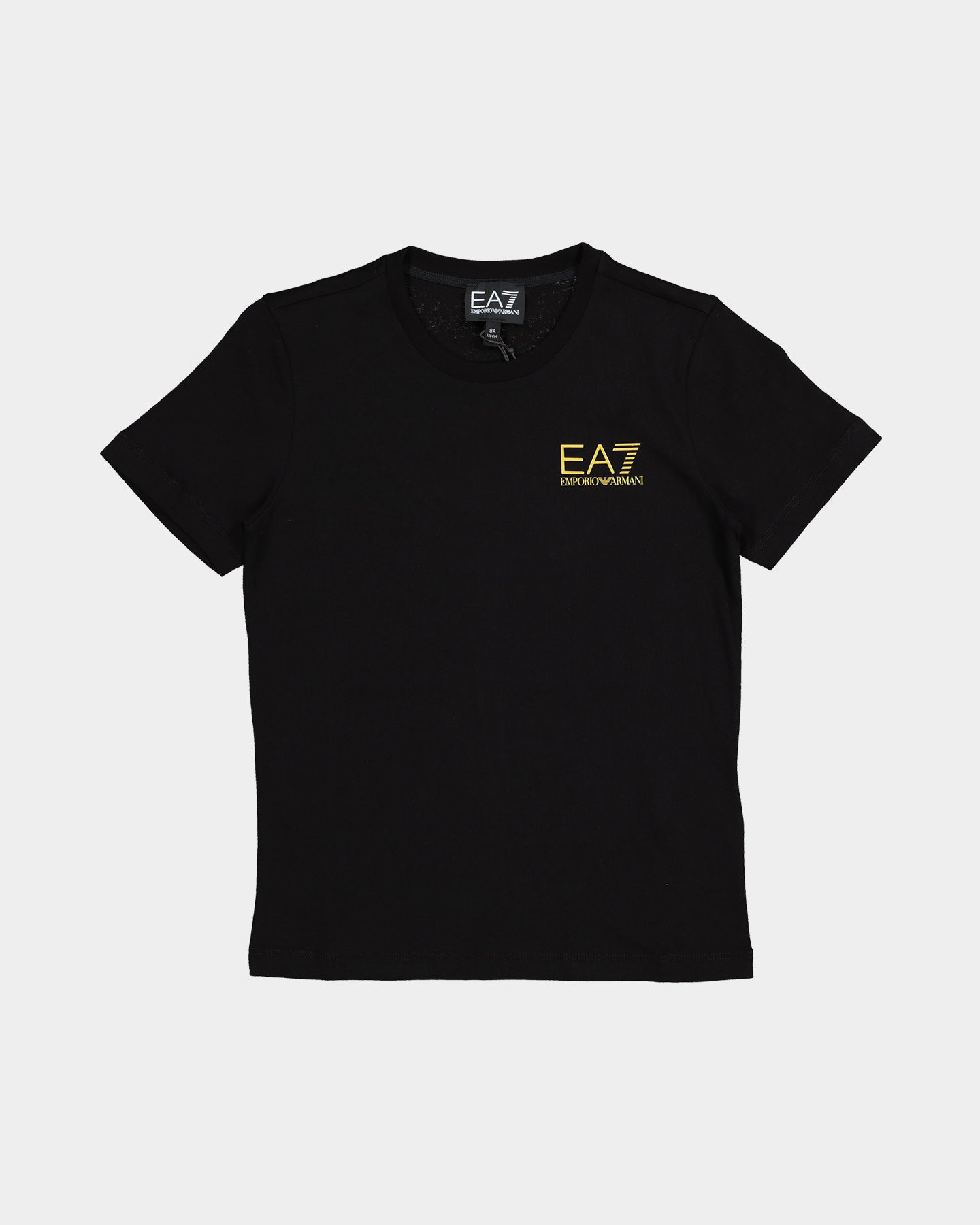 EA7 Emporio Armani Kids' P28 T-Shirt Black/Gold