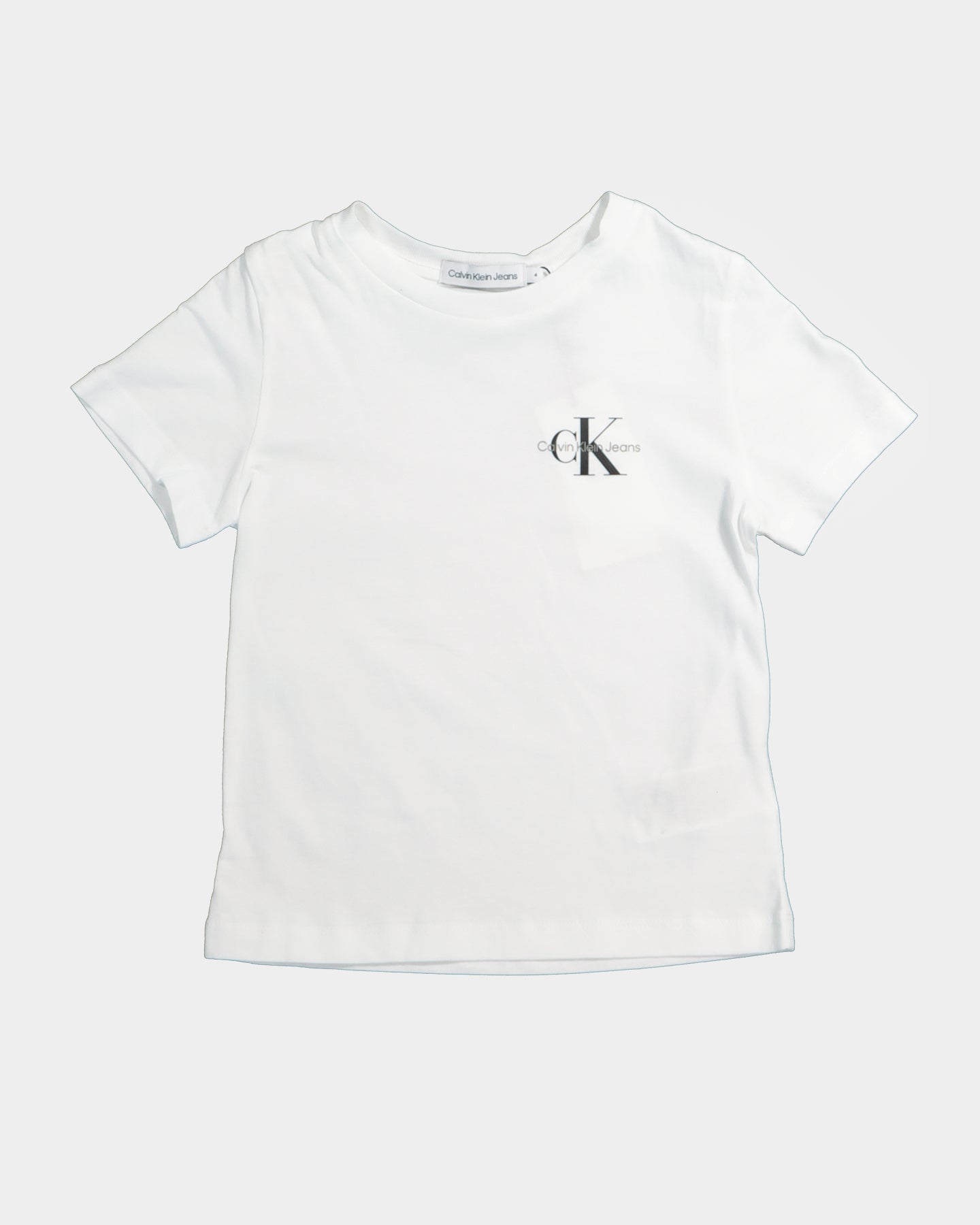Calvin Klein Kids' Chest Monogram T-Shirt Bright White Style001