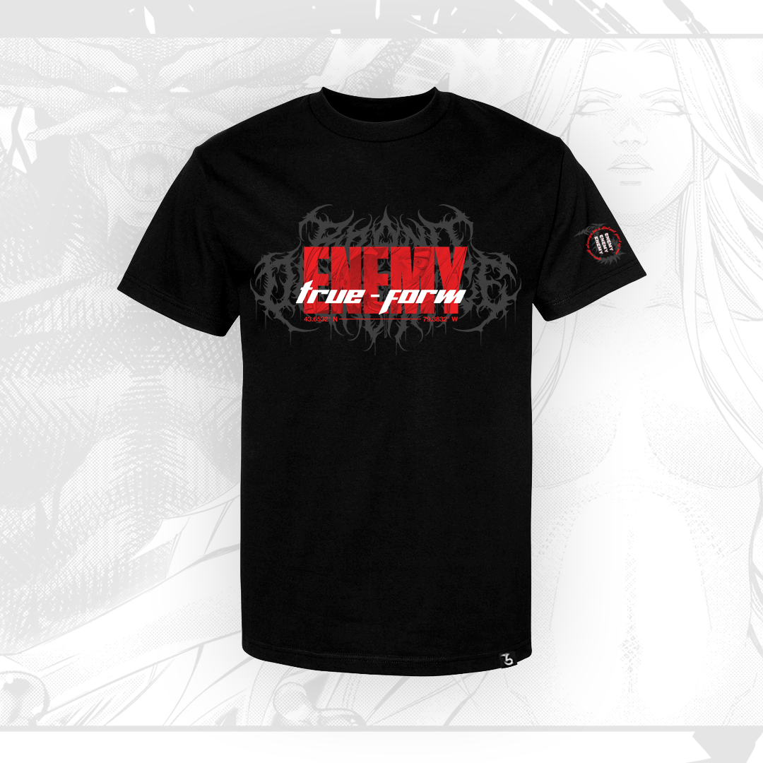 Brand of Sacrifice "EMEMY Manga Text" T-Shirt