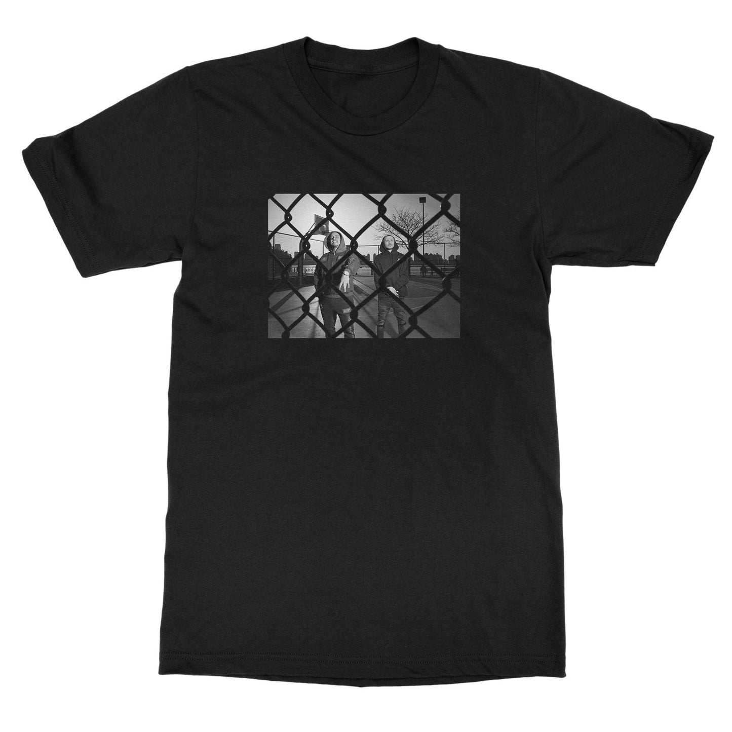 Flee Lord & Crisis "Flee Lord & Crisis ‚ÄúFull Court Press‚Äù album artwork T-Shirt (2 Sided)" T-Shirt