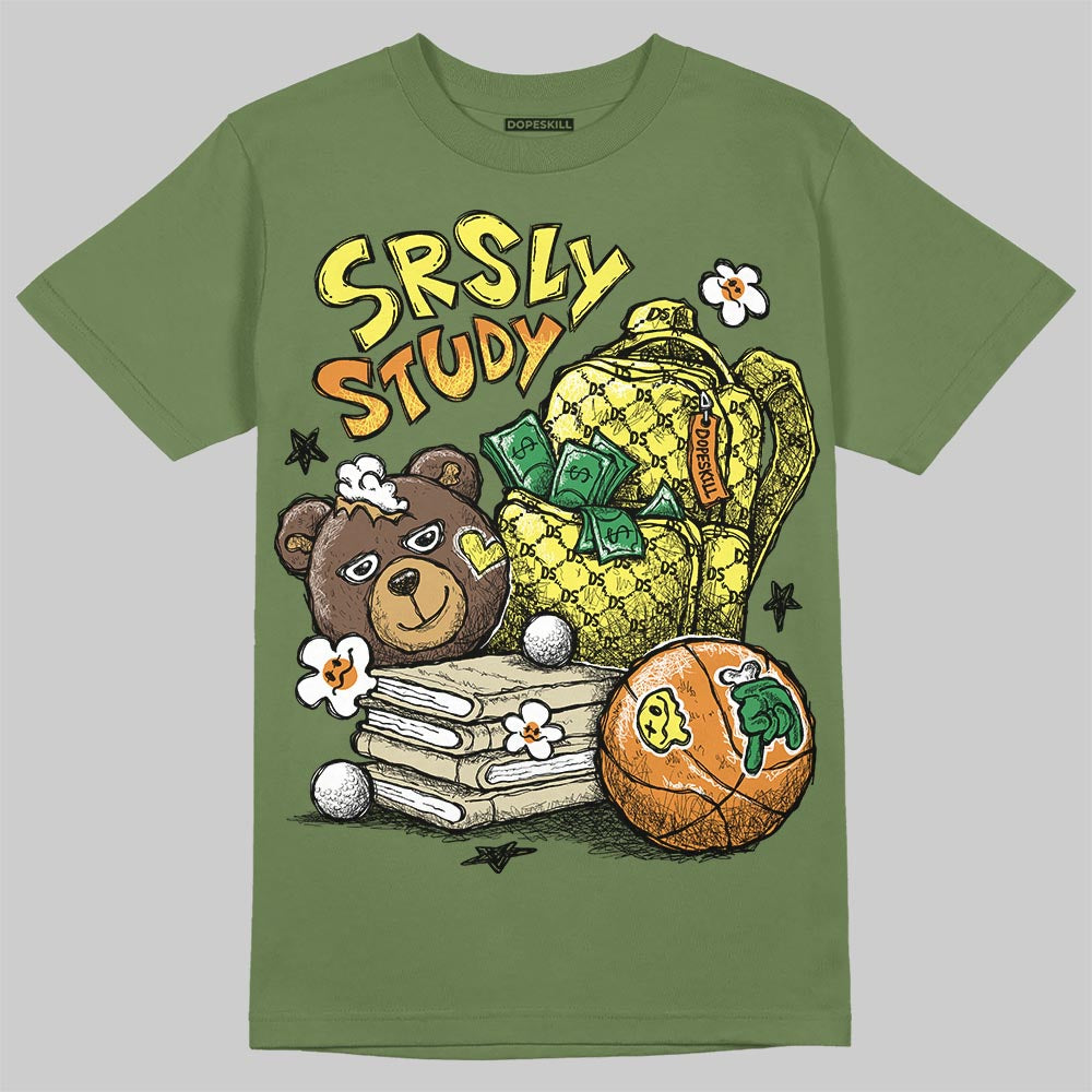 Olive Collection DopeSkill T-Shirt SRSLY Study Graphic