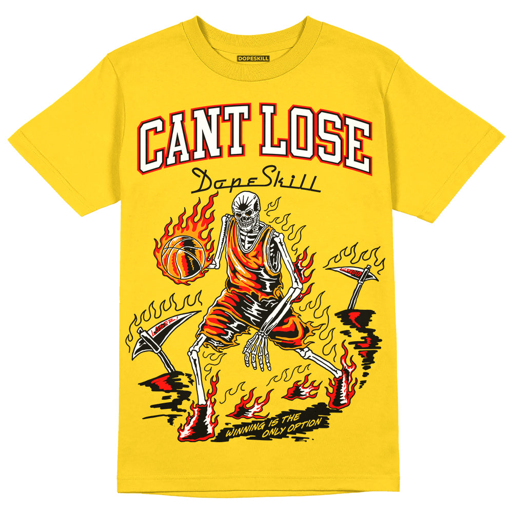 Yellow Ochre 6s DopeSkill Yellow T-shirt Cant Lose Graphic