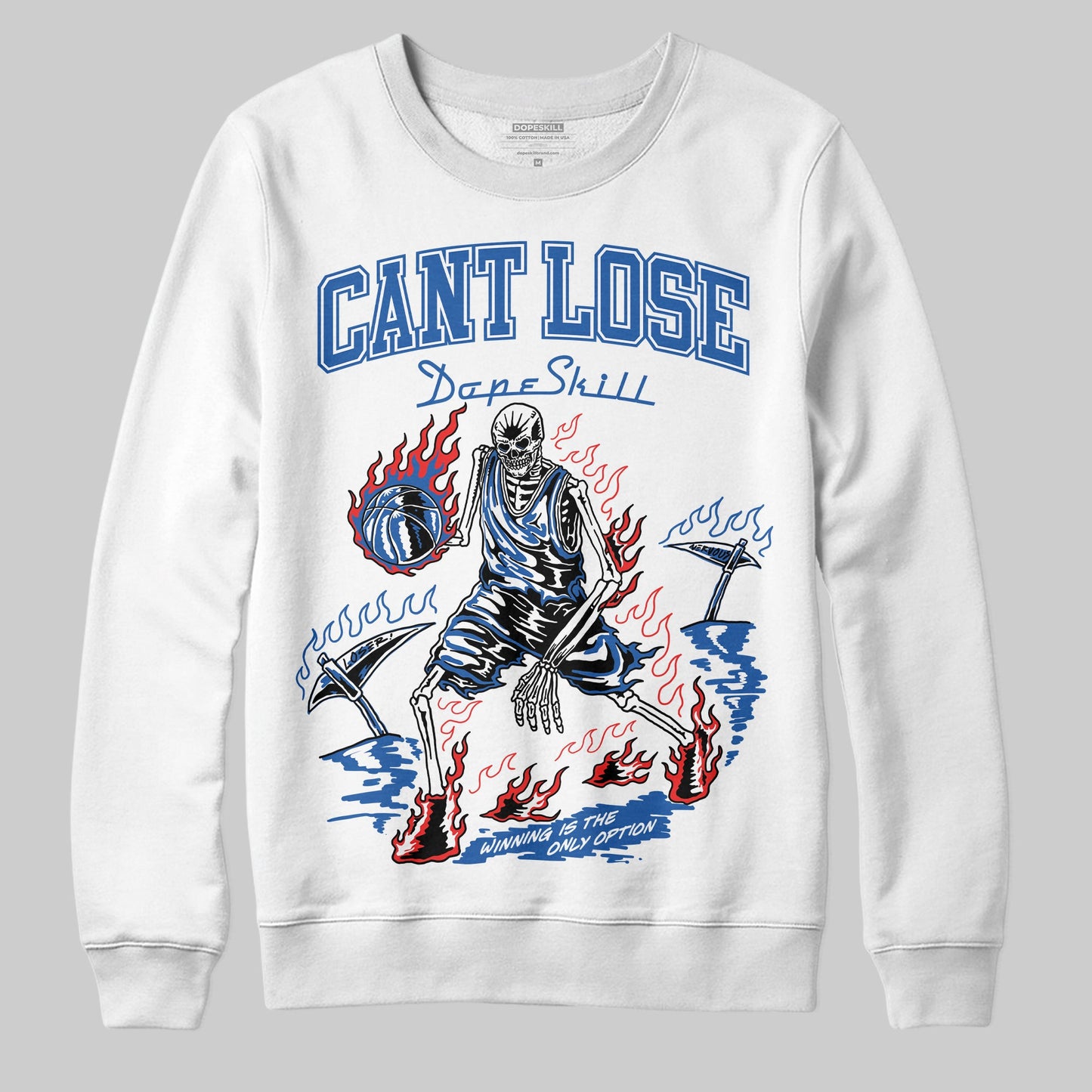 Blueberry 12s DopeSkill Sweatshirt Cant Lose Graphic