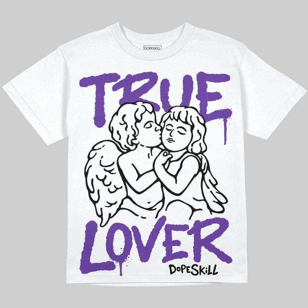 PURPLE Collection DopeSkill Oversize Print T-Shirt True Lover Graphic