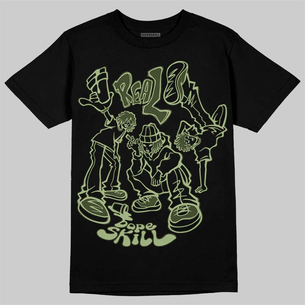 Olive Collection DopeSkill T-Shirt Real Y2K Players Graphic