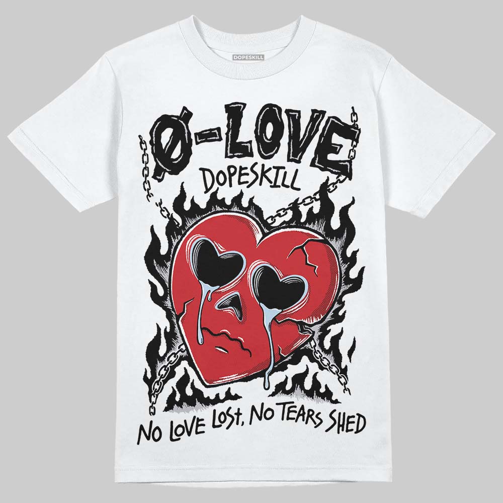 Black Metallic Reimagined 5s DopeSkill T-Shirt Crying Heart Graphic