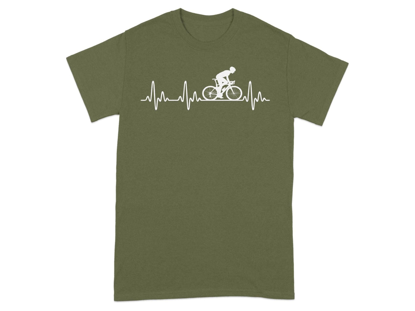 Heartbeat Cycling Design 14 TShirts