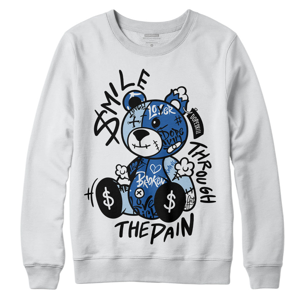 Space Jam 11s DopeSkill Sweatshirt Smile Through The Pain Graphic