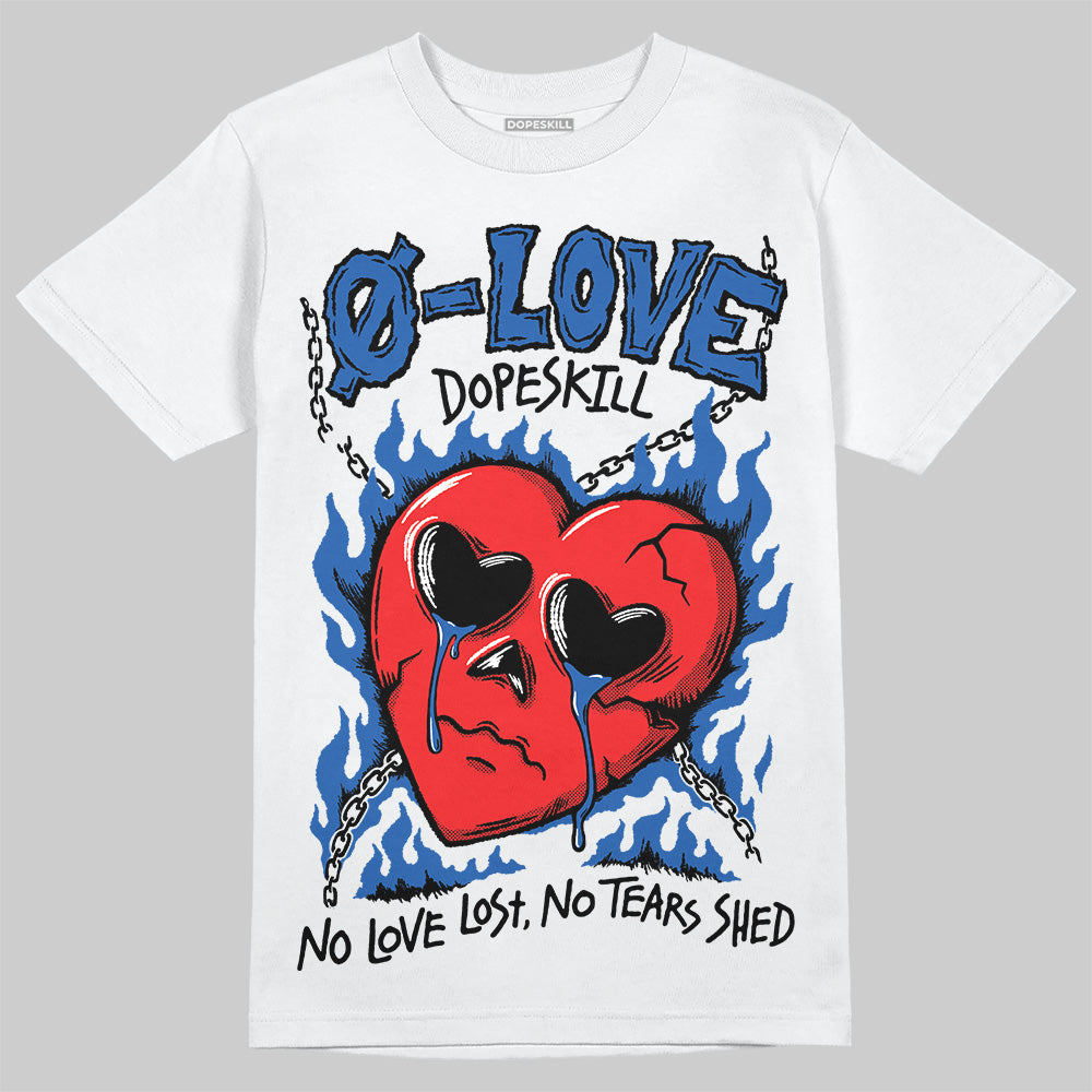 Blueberry 12s DopeSkill T-Shirt Crying Heart Graphic
