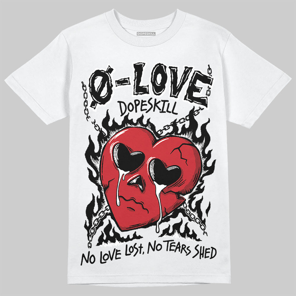 Bred Velvet 11s DopeSkill T-Shirt Crying Heart Graphic