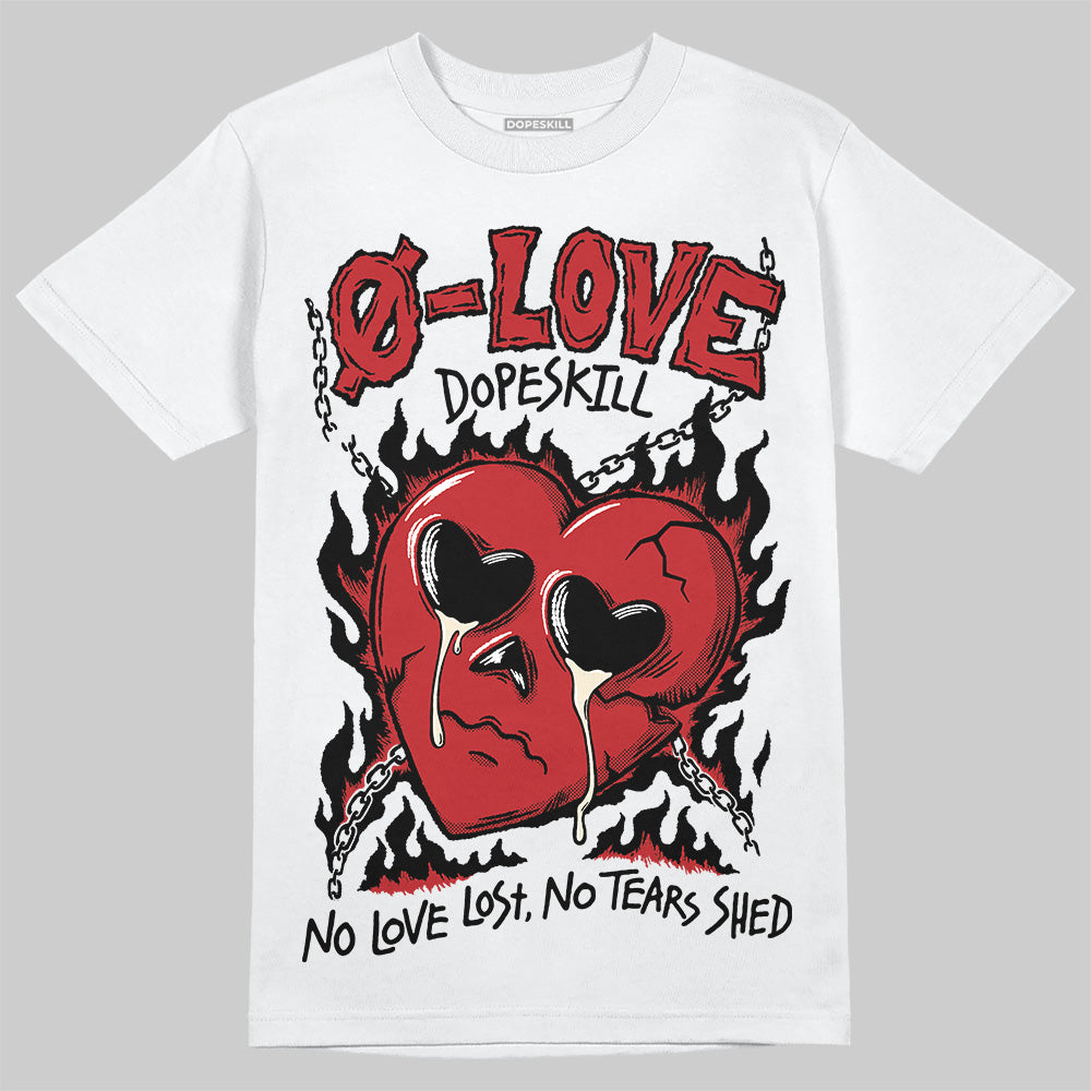 Black Toe Reimagined 1s DopeSkill T-Shirt Crying Heart Graphic