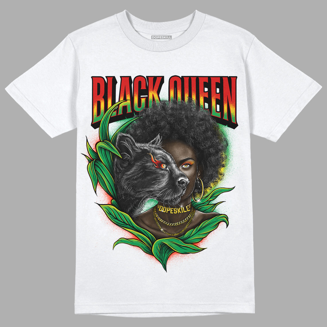 Black History Collection DopeSkill T-Shirt New Black Queen Graphic