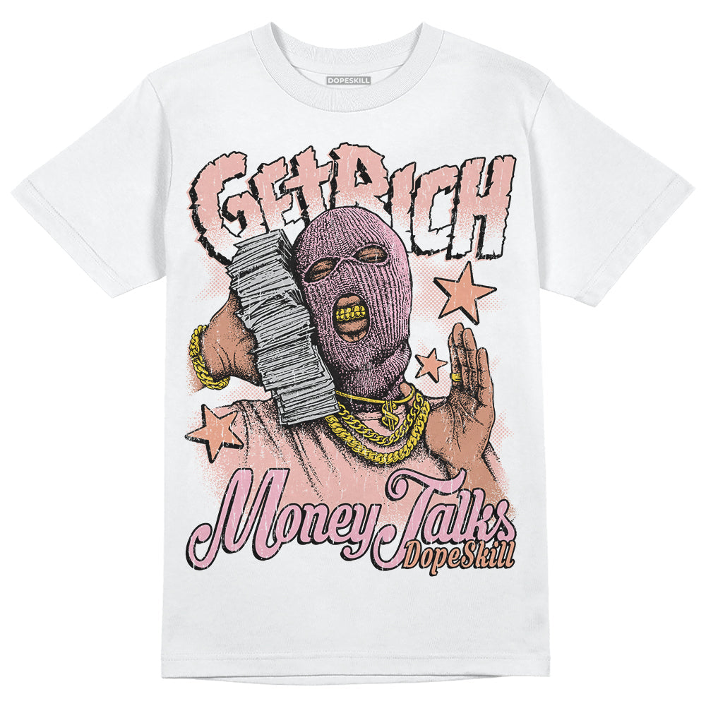 Legend Pink 11s DopeSkill T-Shirt Get Rich Graphic