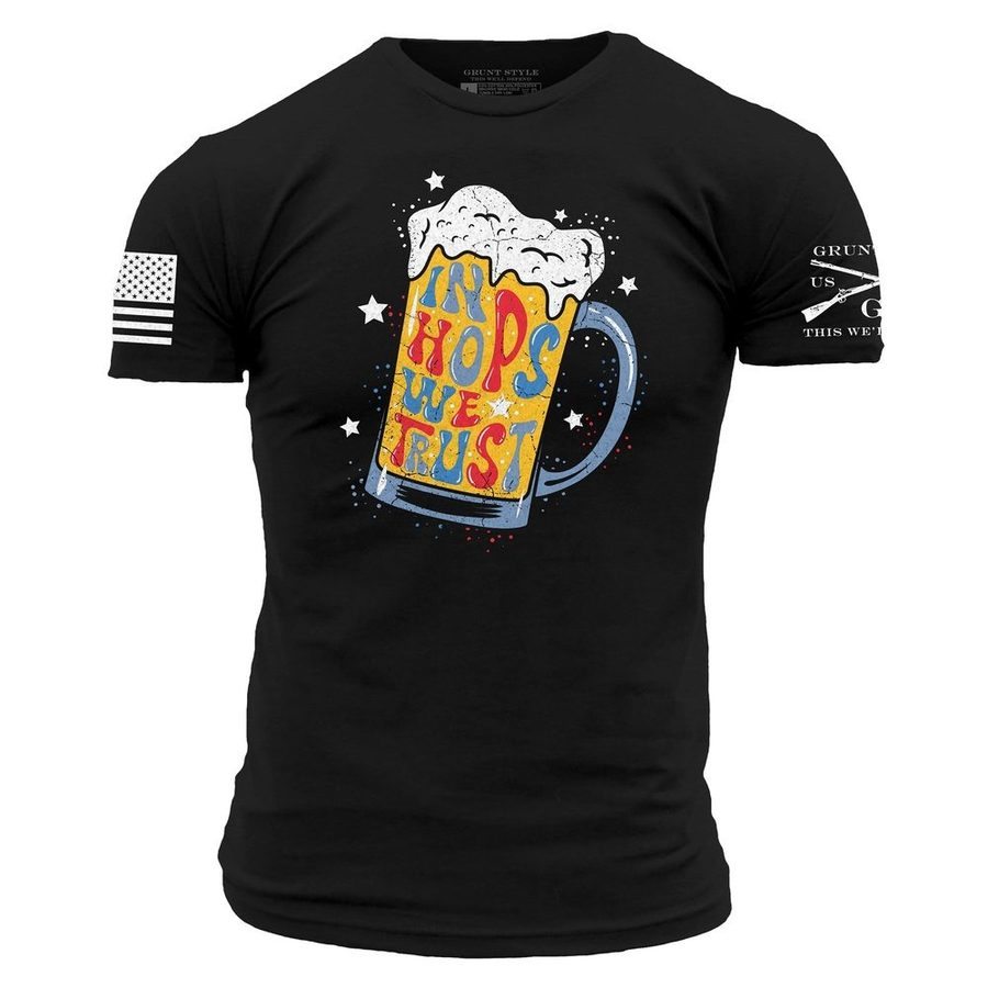 In Hops We Trust T-Shirt - Black