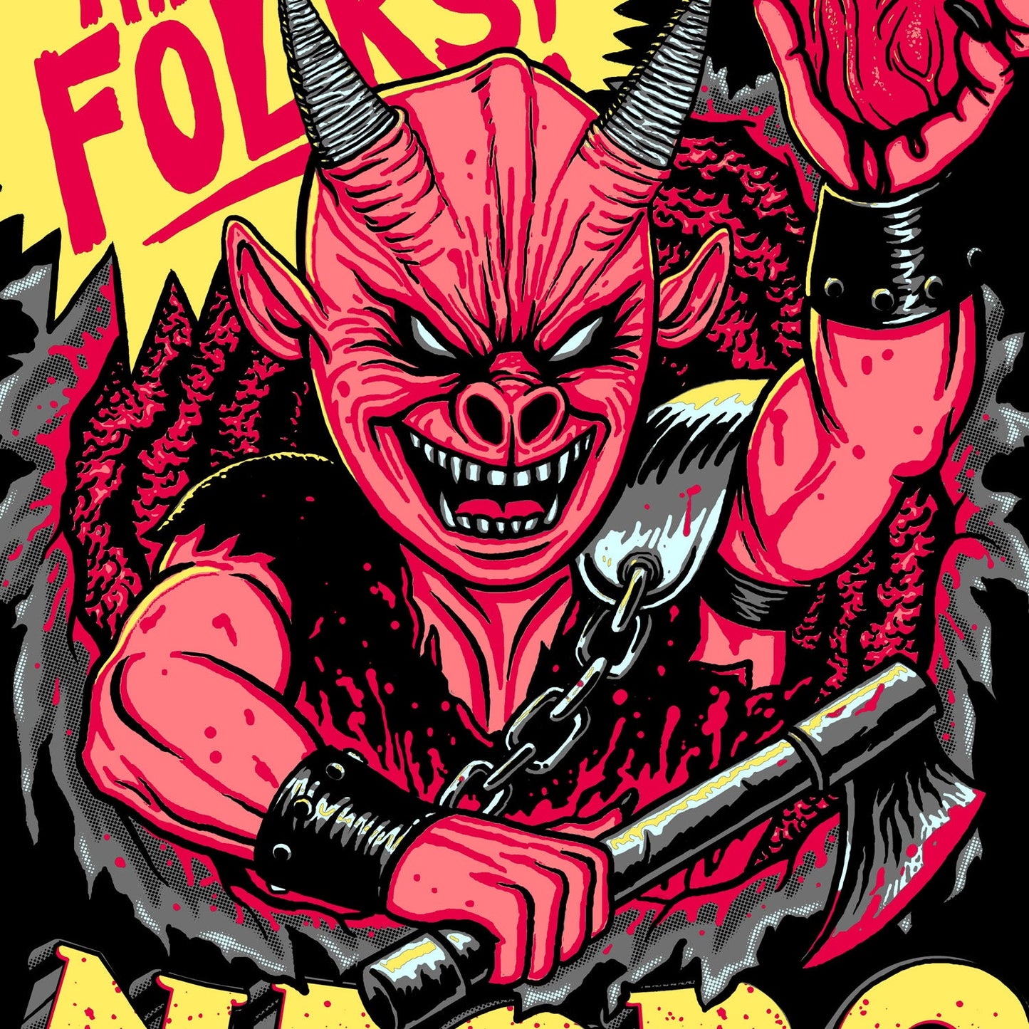 Necro "That's All Folks" T-Shirt