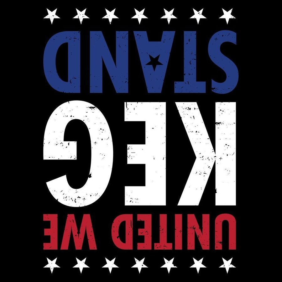 United We Keg Stand T-Shirt - Black