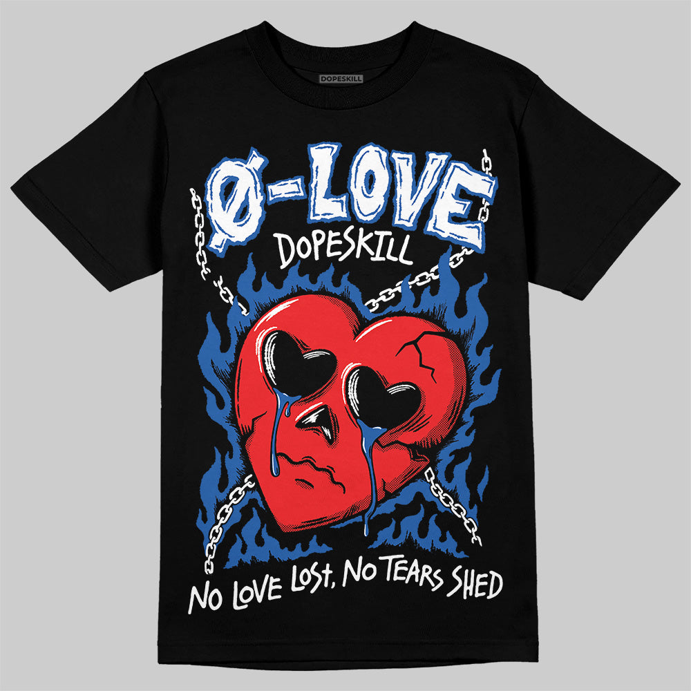 Blueberry 12s DopeSkill T-Shirt Crying Heart Graphic