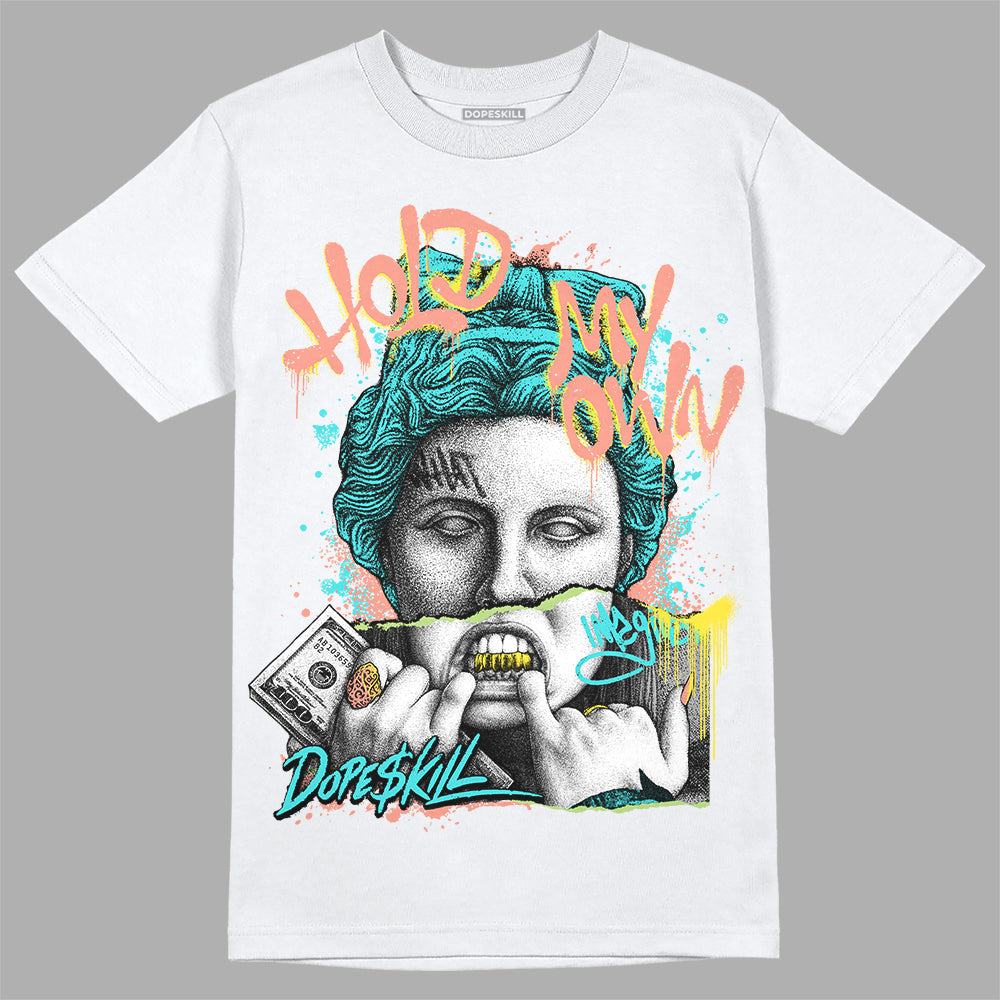 Cyan Burst 9060 DopeSkill T-Shirt Hold My Own Graphic