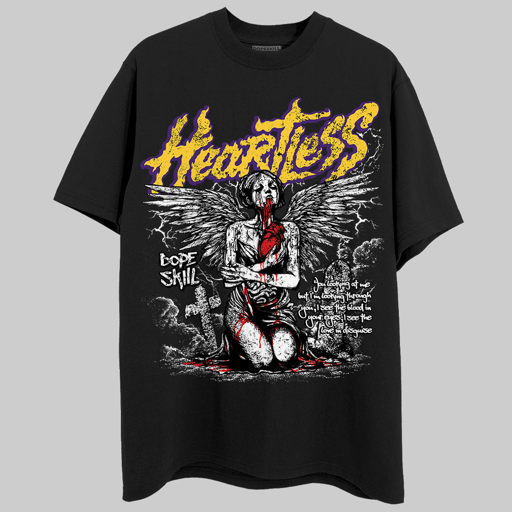 Field Purple 12s DopeSkill T-Shirt Heartless Graphic