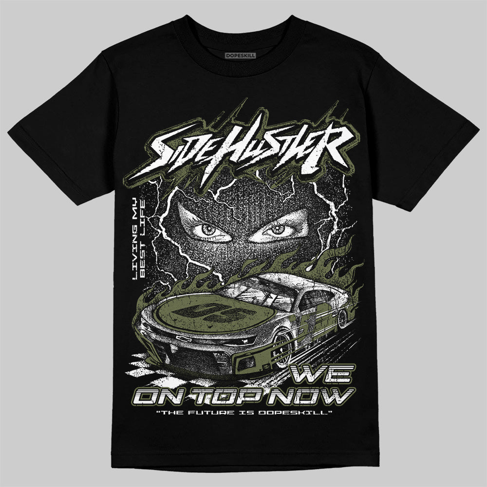 Olive Collection DopeSkill T-Shirt New Side Hustler Graphic