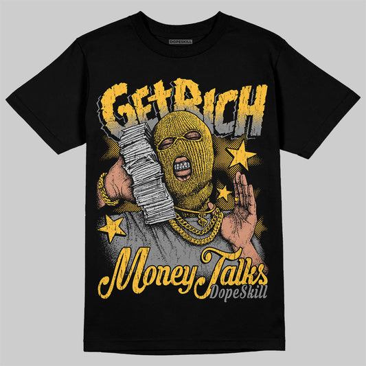 9060 Varsity Gold DopeSkill T-Shirt Get Rich Graphic