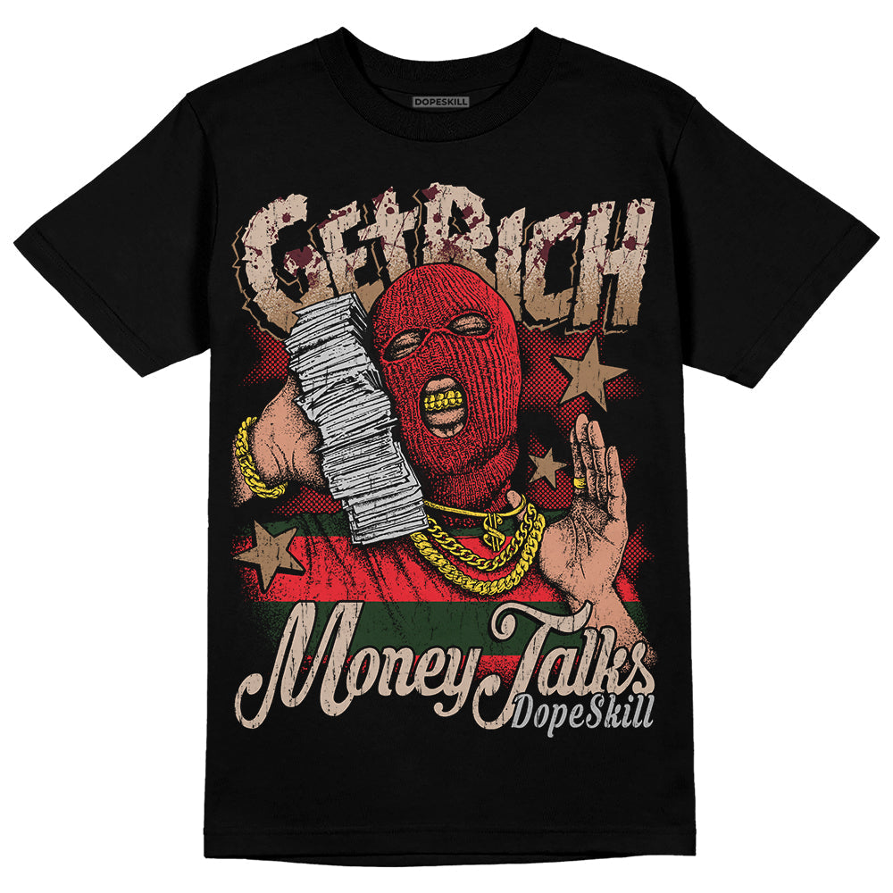 Dunk Freddy Krueger DopeSkill T-Shirt Get Rich Graphic