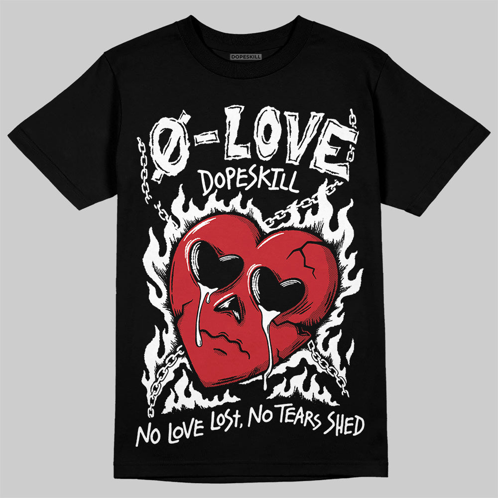 Bred Velvet 11s DopeSkill T-Shirt Crying Heart Graphic