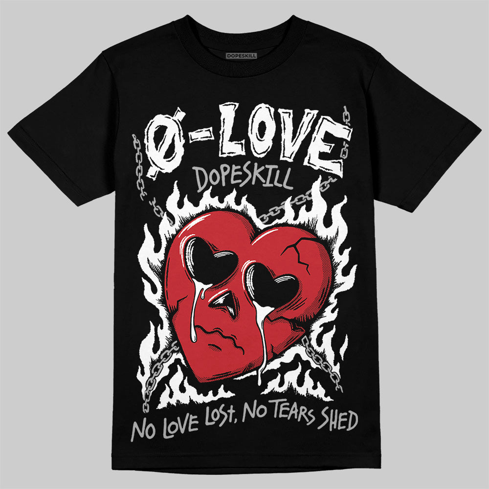 Bred 11s DopeSkill T-Shirt Crying Heart Graphic
