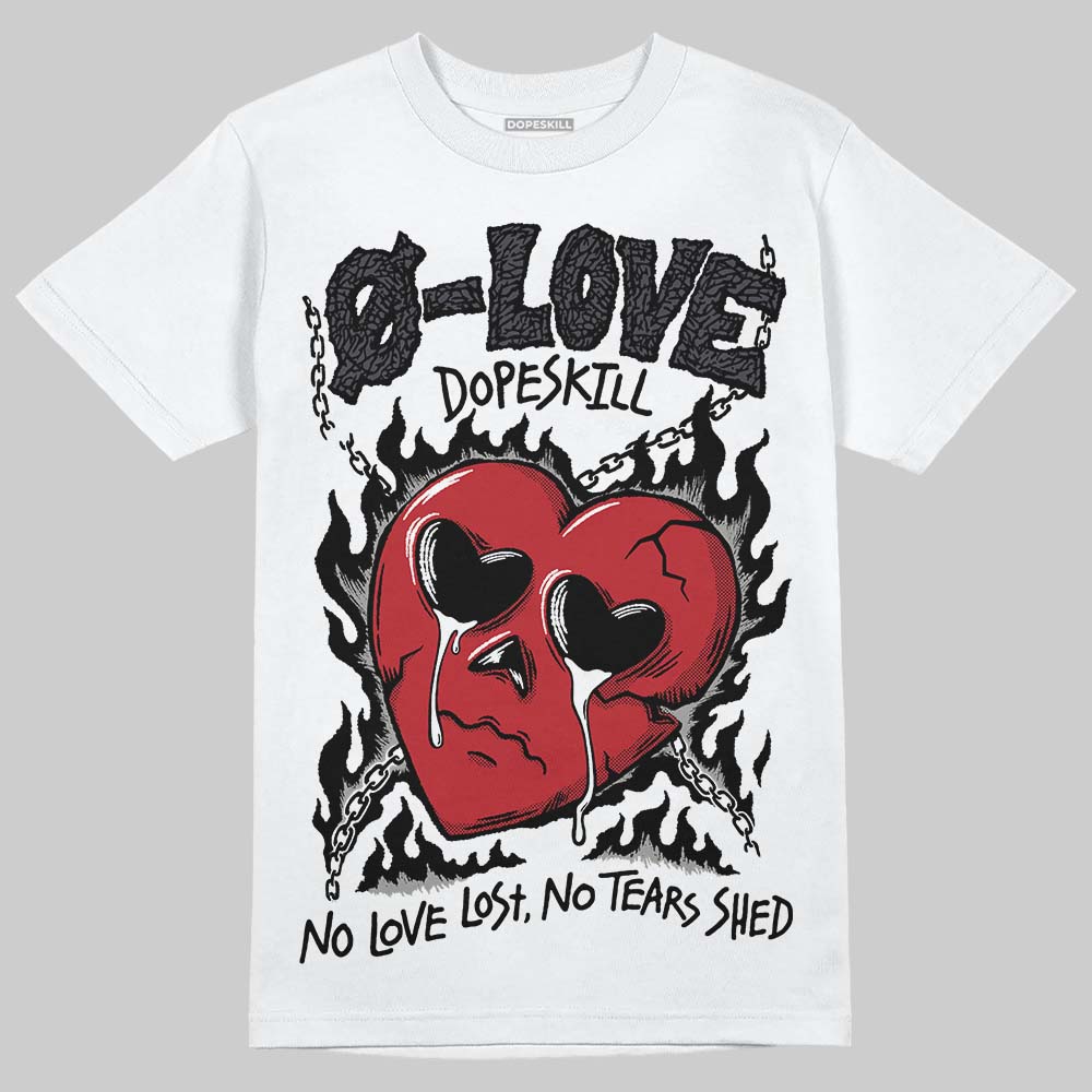 Black Cat 3s DopeSkill T-Shirt Crying Heart Graphic