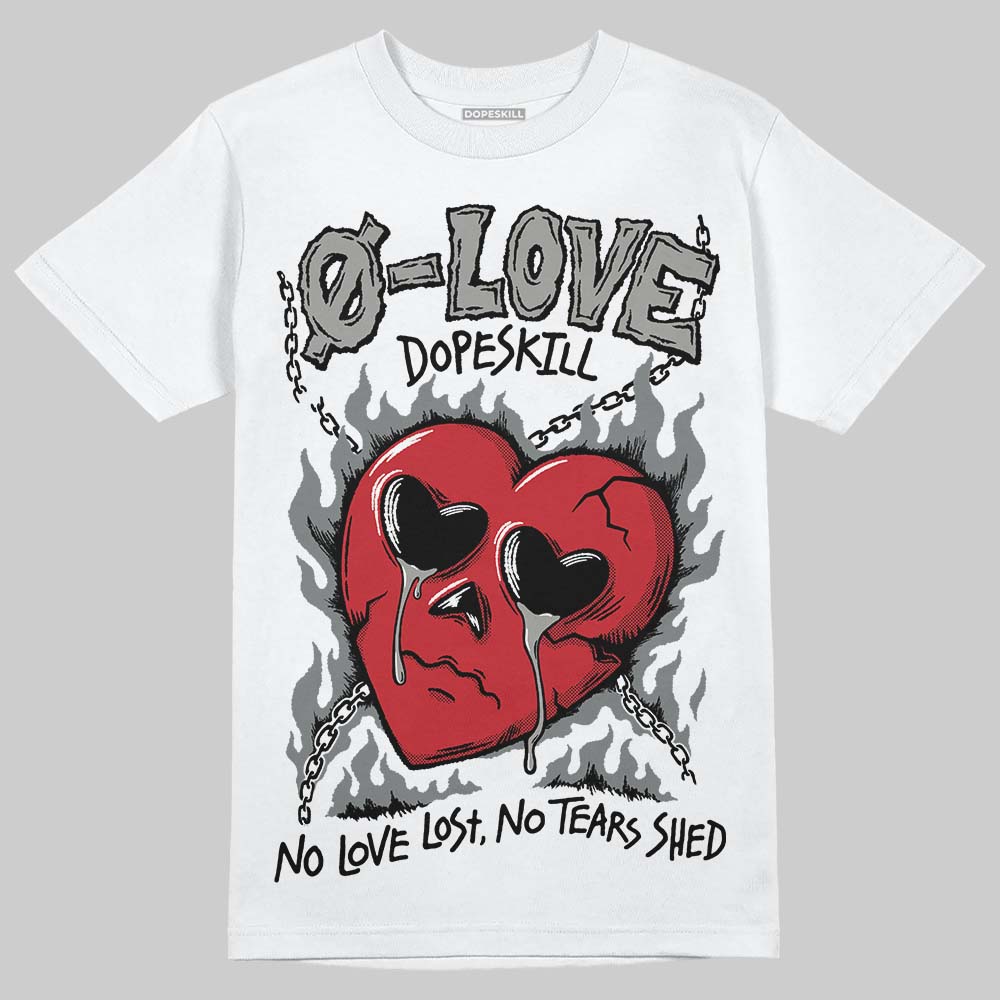 Cool Grey 9s DopeSkill T-Shirt Crying Heart Graphic
