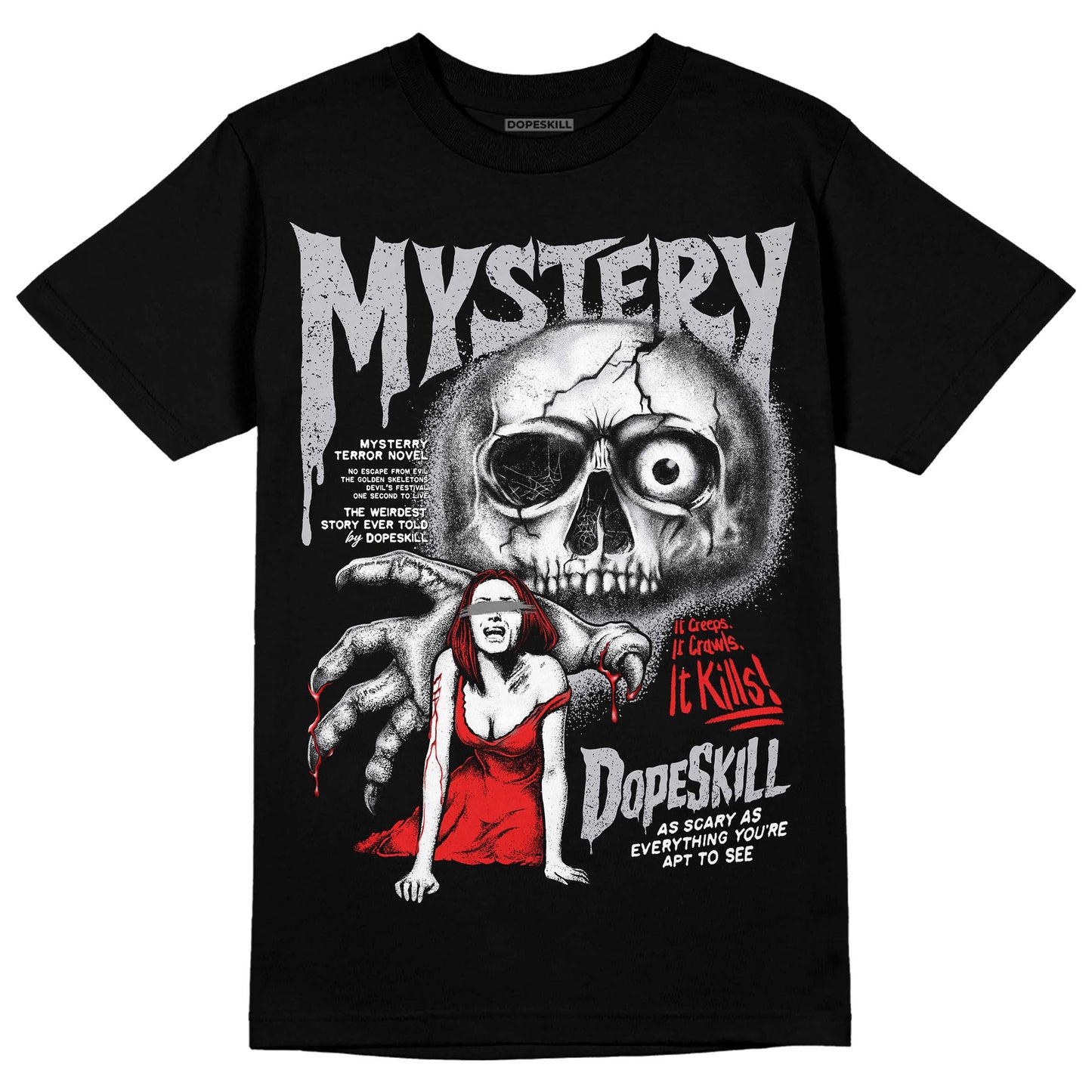 Grey Collection DopeSkill T-Shirt Mystery Ghostly Grasp Graphic