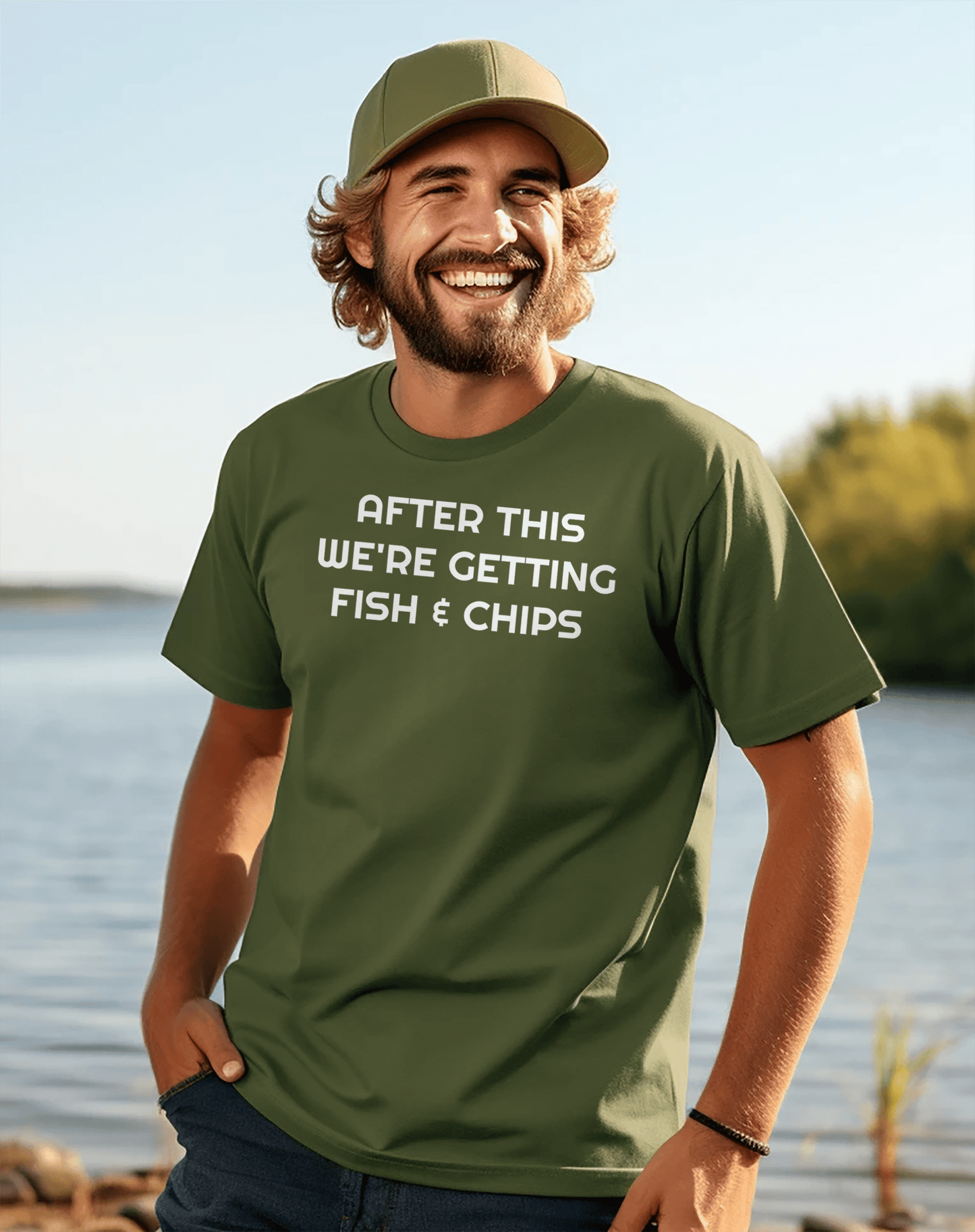 After This Fish Chips TShirt