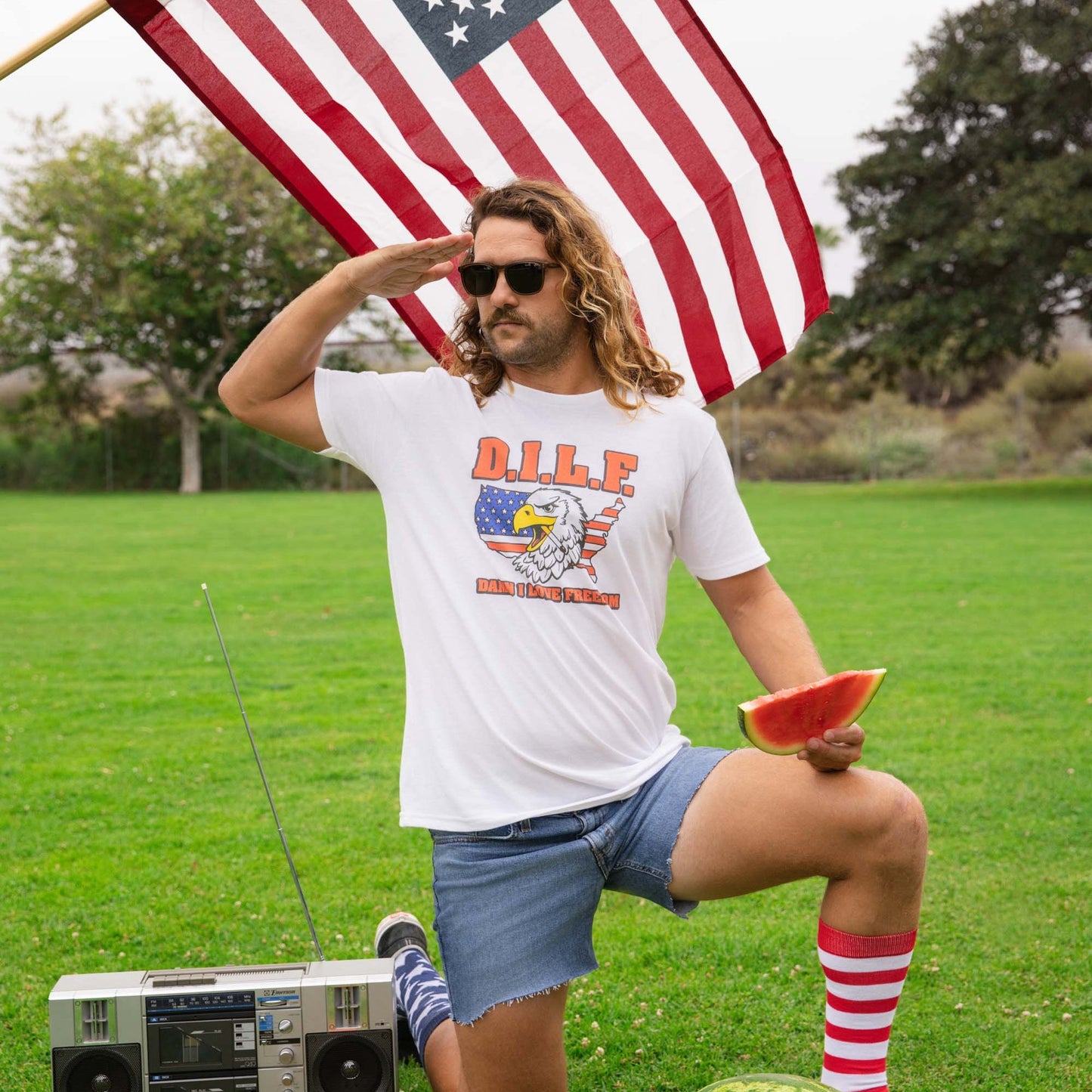 Damn I Love Freedom Eagle T Shirt