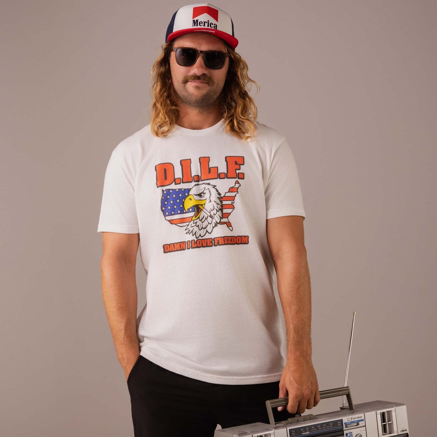 Damn I Love Freedom Eagle T Shirt