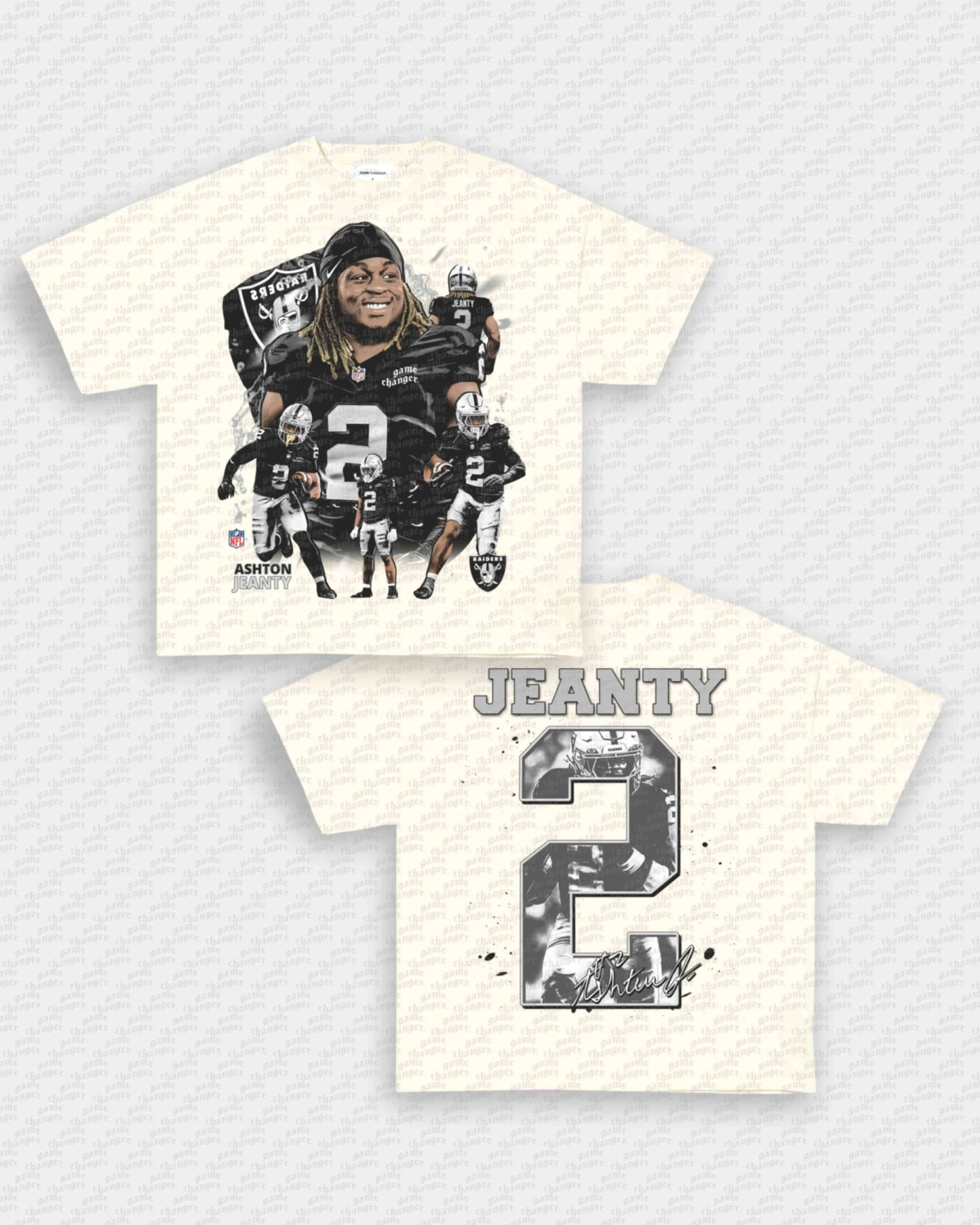 ASHTON JEANTY - RAIDERS TEE - [DS] Style001