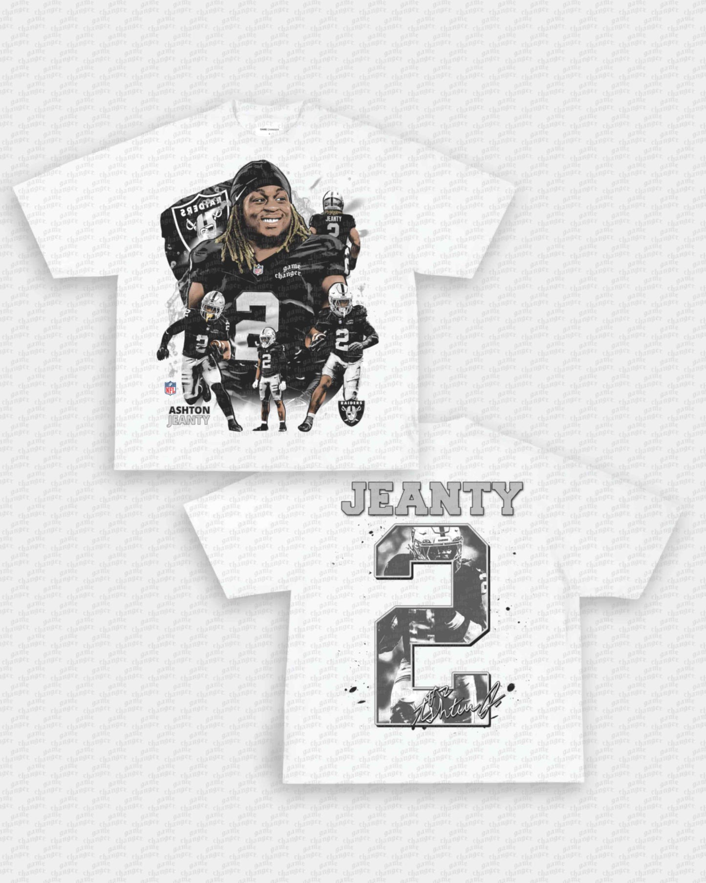 ASHTON JEANTY - RAIDERS TEE - [DS] Style001