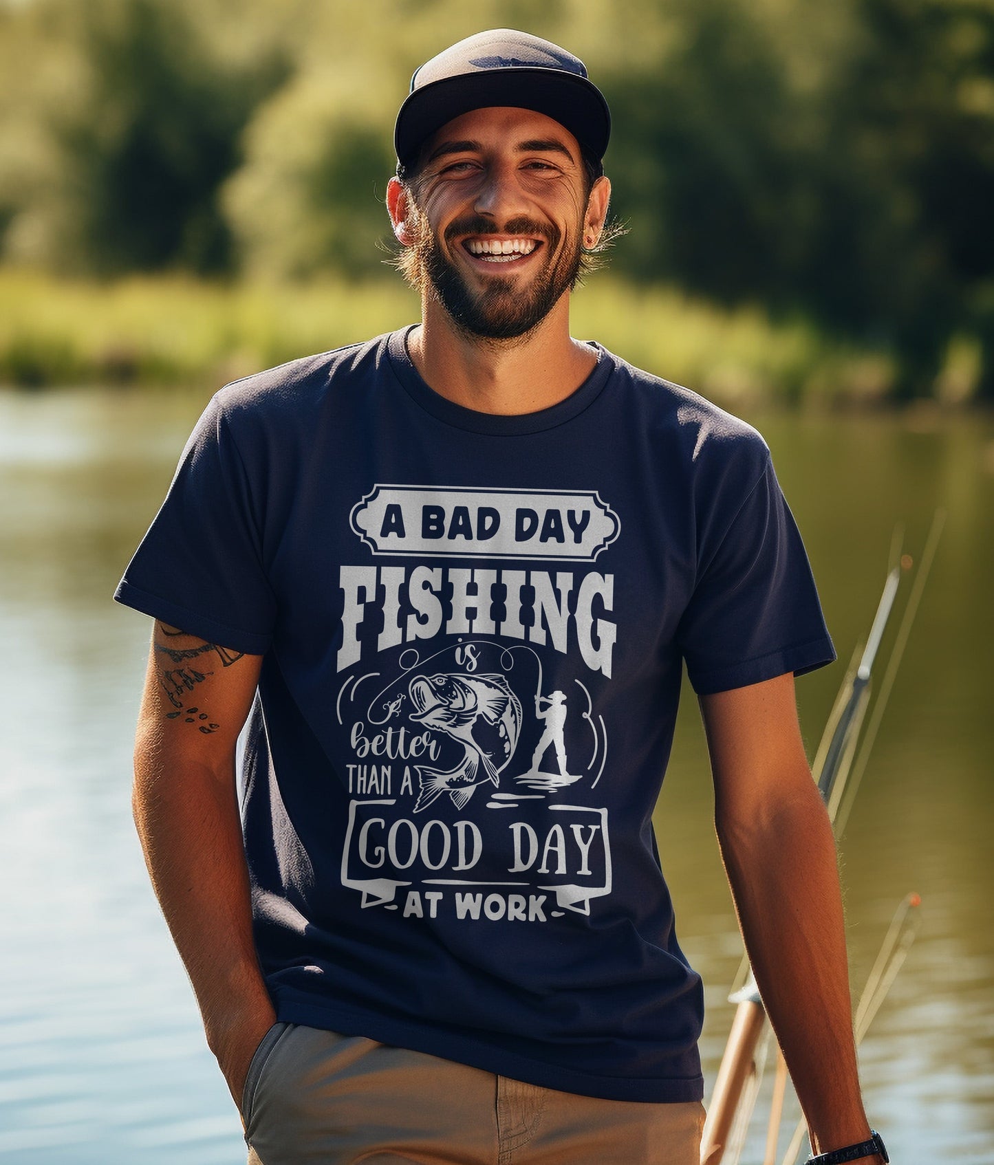 A Bad Day Fishing, A Good Day at T-Shirt