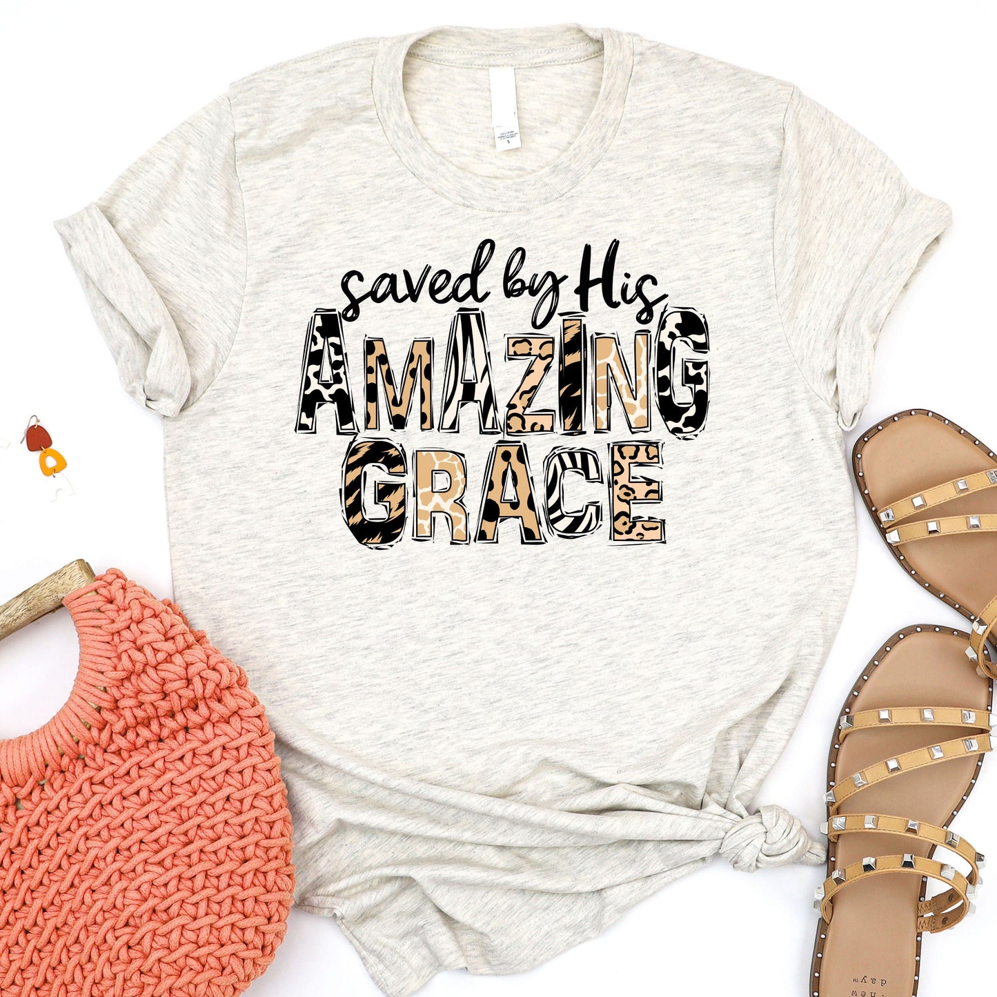 Saved by His Amazing Grace Tee