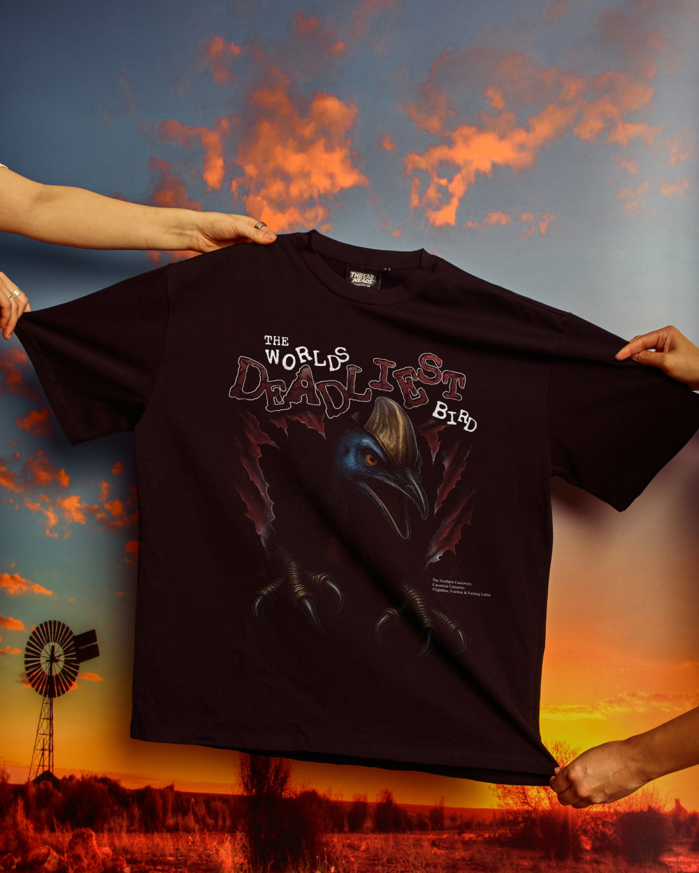 World‚Äôs Deadliest Bird Oversized Tee