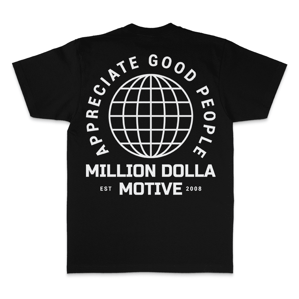 Appreciate Good People - Black T-Shirt