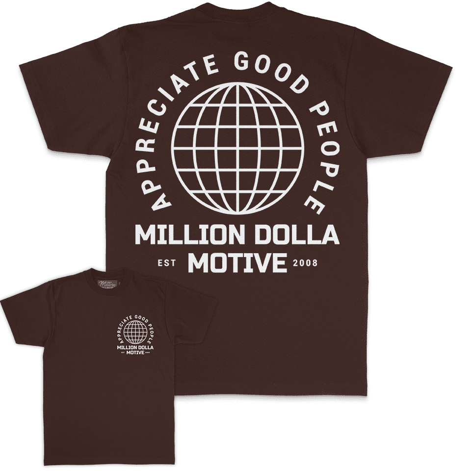 Appreciate Good People - Brown T-Shirt