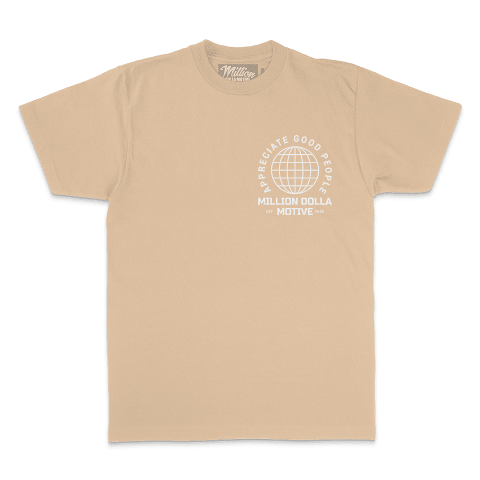 Appreciate Good People - Khaki T-Shirt