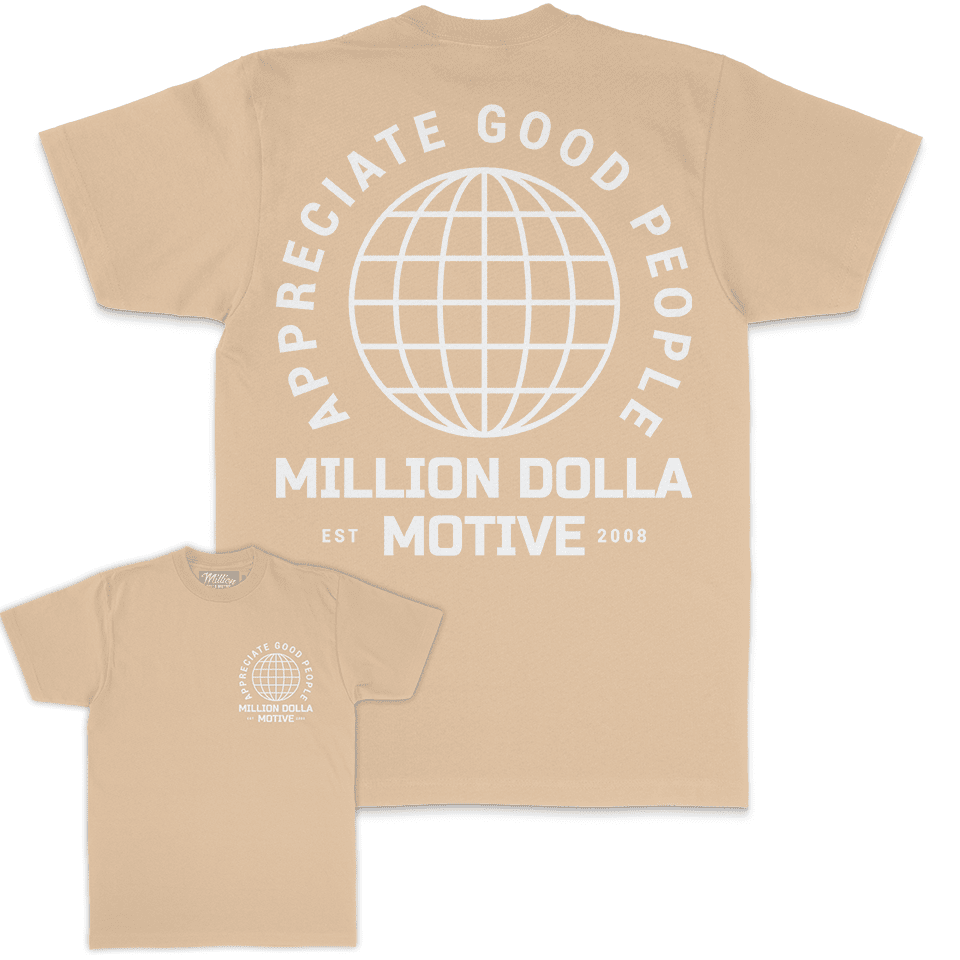 Appreciate Good People - Khaki T-Shirt