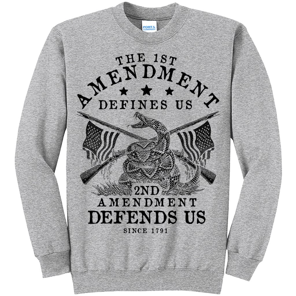 The 1st Amendment Defines Us T-Shirt (O) Style001