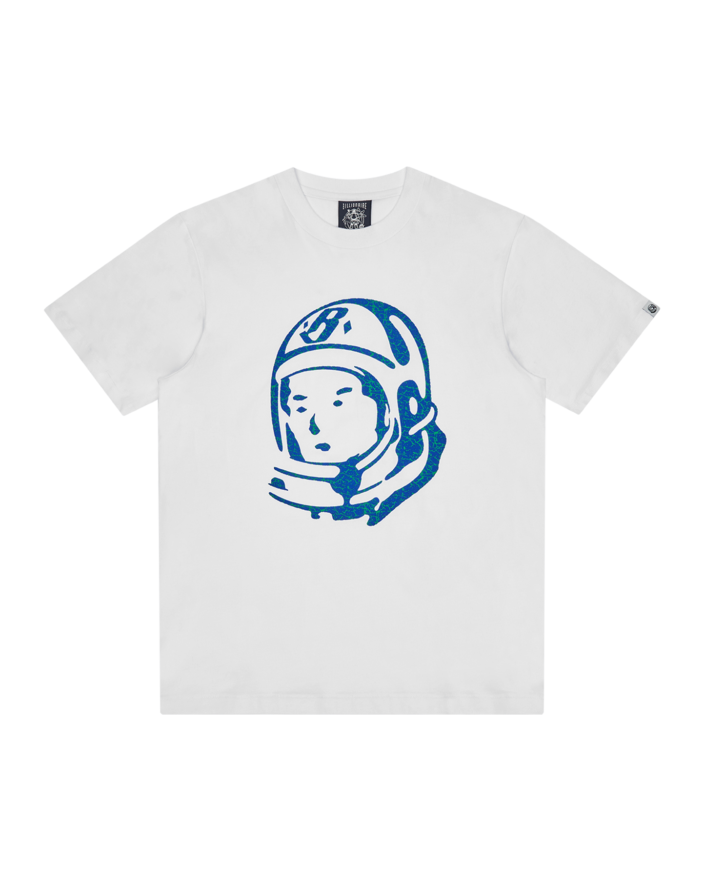 Cracked Flock Print Astro T-Shirt Style001