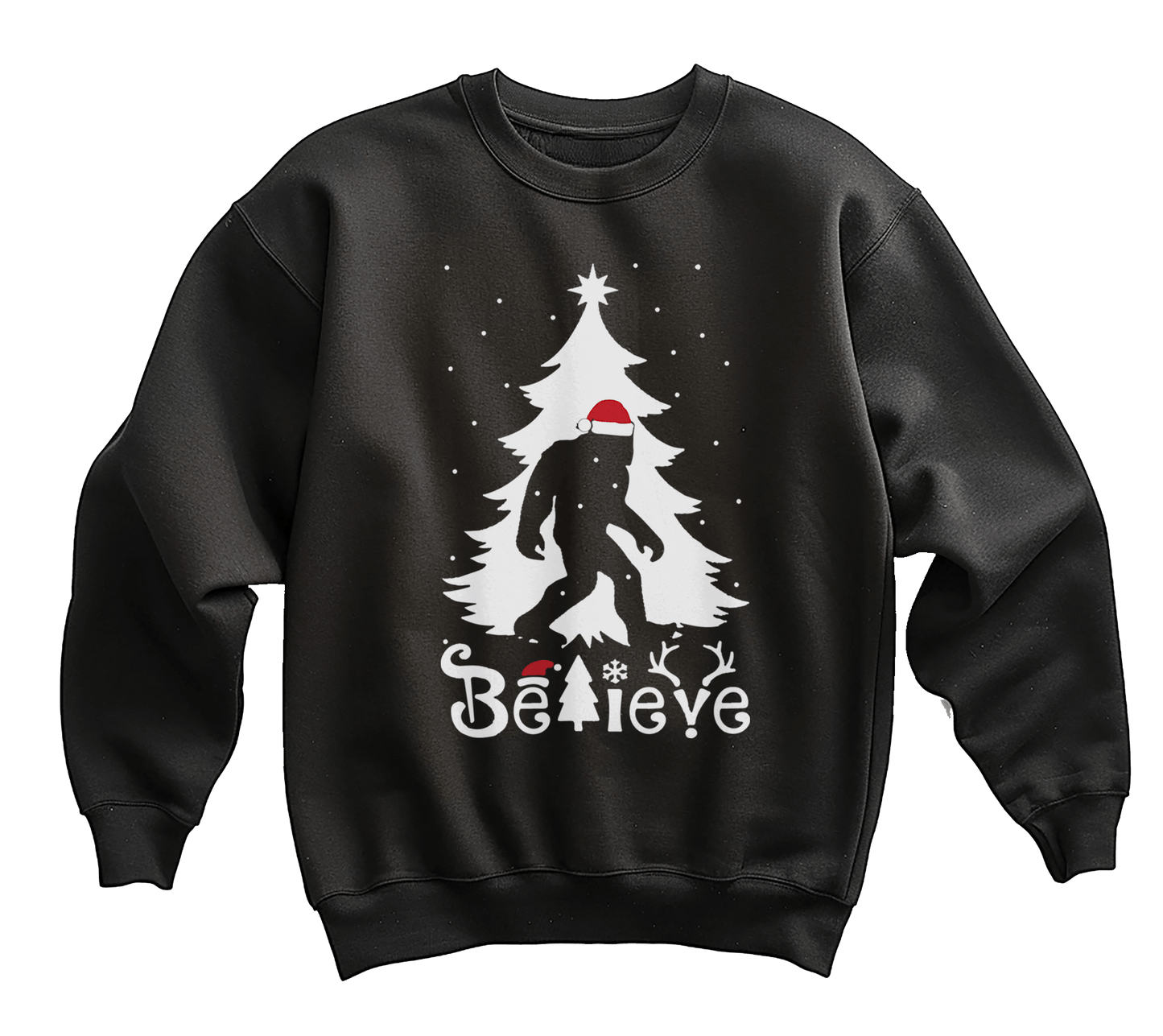 Believe Bigfoot Christmas Sweatshirt
